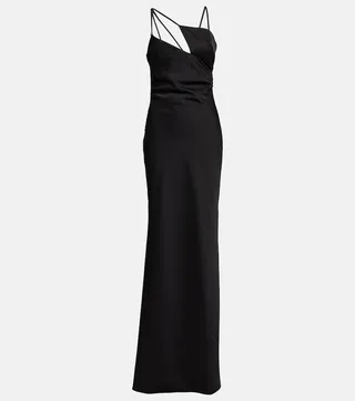 Melva asymmetric maxi dress