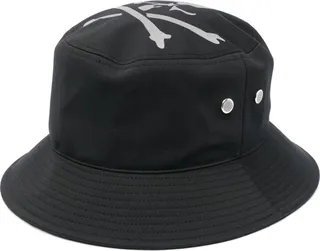 Skull-Print Bucket Hat