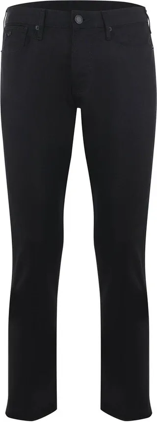 Logo Patch Straight Leg Pants