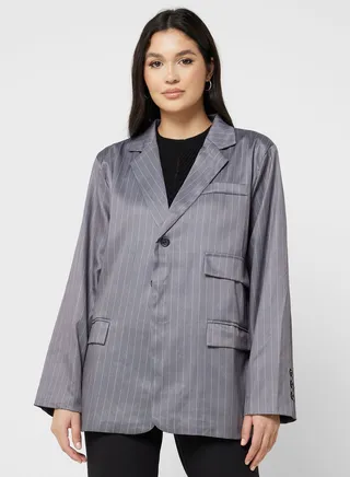 Classic Striped Blazer