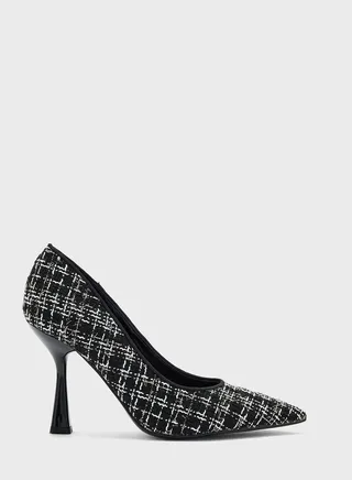 Pointed Toe Mid Heel Pumps