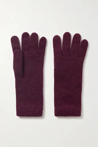 Johnstons of Elgin - Cashmere Gloves - Red