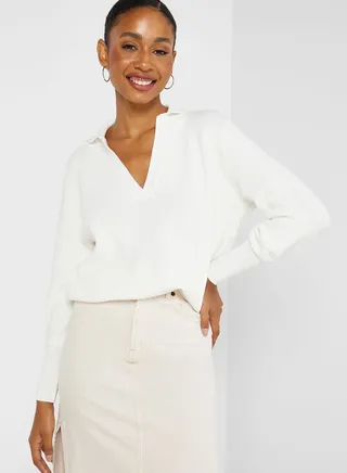 Sweater With Collar