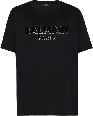 BALMAIN- Cotton T-shirt