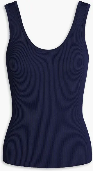 Ribbed-knit tank