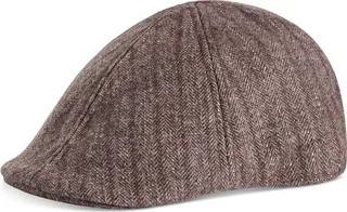 Dorfman Pacific Men's Fine Herringbone Pub Ivy Cap