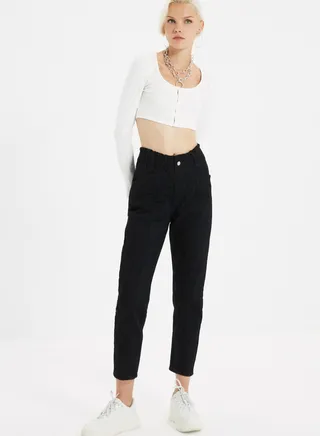 High Waist Mom Jeans