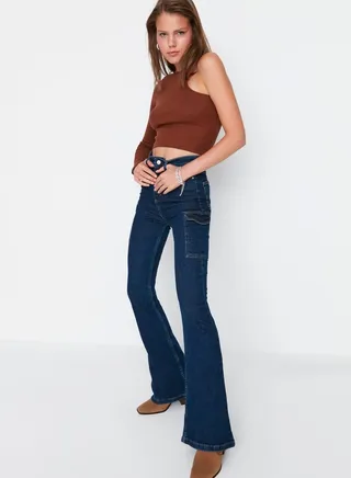 High Waist Wide Leg Jeans