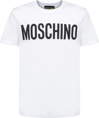 Moschino Logo Printed Crewneck T-Shirt