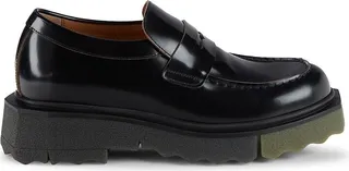 Leather Sponge Penny Loafers