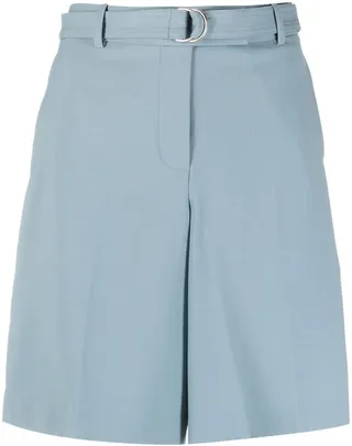Belted Wide-Leg Shorts