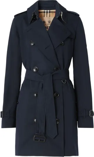 Burberry Short Kensington Trench Coat