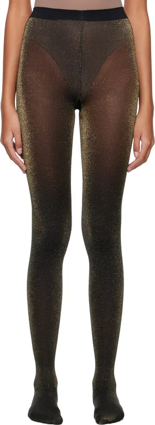 Wolford Black Stardust Tights
