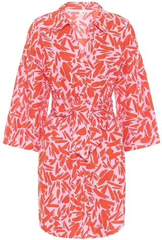Samy cotton and silk shirt dress