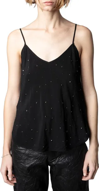 Casel Strass Embellished Star Camisole