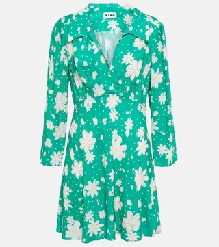 Floral-print minidress