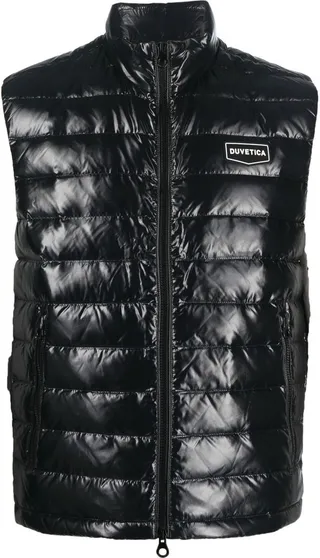 Logo-Patch Quilted Down Gilet
