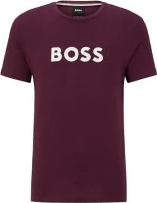 Cotton T-shirt with contrast logo