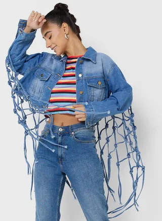 Fringe Detail Jacket