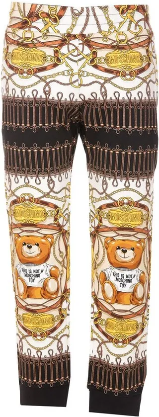 Moschino Teddy Bear-Printed Elasticated Waistband Track Pants