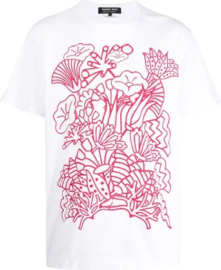graphic-print cotton T-shirt