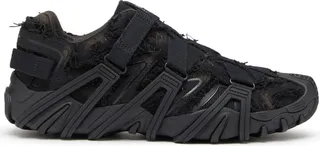 Distressed-Effect Low-Top Sneakers