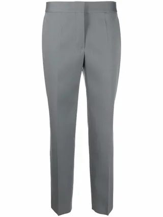 Straight-Leg Wool Trousers