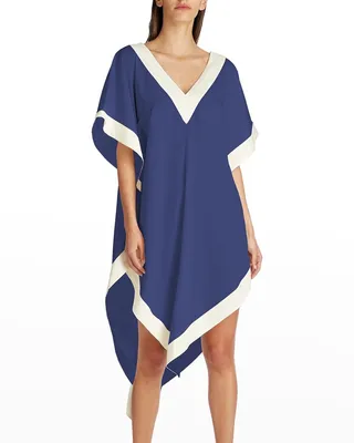 Aria V-Neck Handkerchief Dress