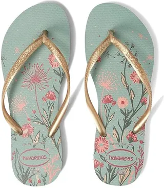 Havaianas Slim Organic Flip Flop Sandal (Clay) Women's Sandals