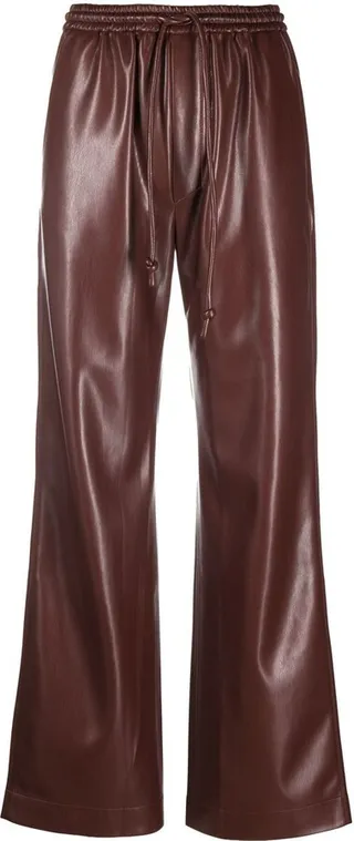 Drawstring Straight-Leg Trousers