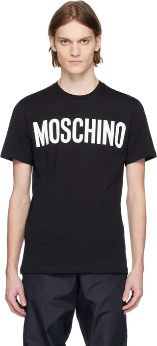 Moschino Black Printed T-Shirt