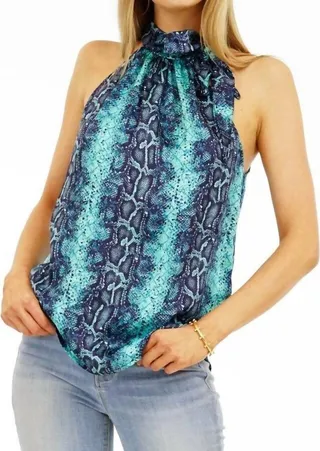 Halter Tie Top in Kirsi