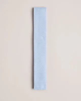 Knitted Tie in Light Blue