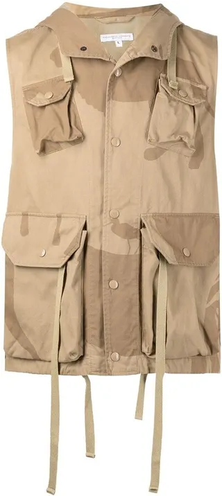 Field animal-print gilet