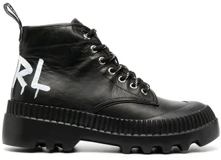 Lace-Up Ankle Boots
