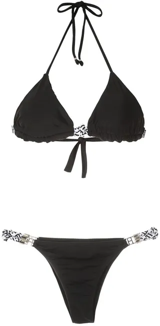 Rope Trim Bikini Set