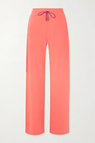Off-White - Printed Stretch-jersey Track Pants - Orange