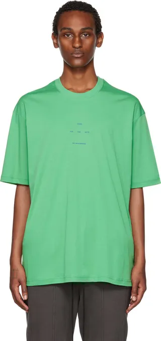 Song for the Mute Green Oversized T-Shirt