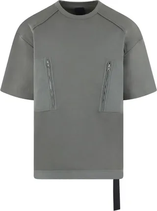 Juun J Logo Detailed Crewneck T-Shirt