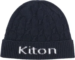 Logo-Intarsia Cashmere Beanie