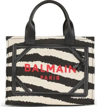 B-Army 42 zebra-print tote bag