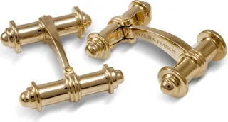 Deakin & Francis - Deakin & Francis Dumbbell Cufflinks In A Gold Finish