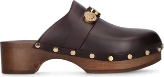 25mm Ophelia leather studded clogs