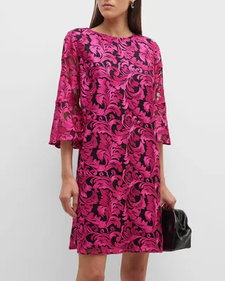 Bella Soiree Lace Shift Dress