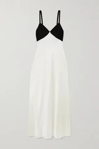 Polo Ralph Lauren - Two-tone Satin Gown - White