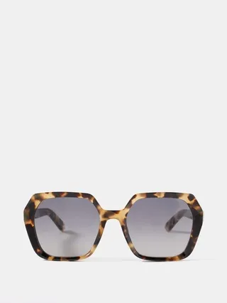 Diormidnight S2f Square Acetate Sunglasses