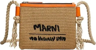 x No Vacancy Inn Raffia Shoulder Bag