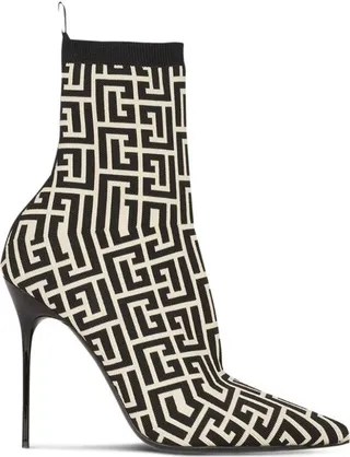 Balmain Monogram Skye Ankle Boots 110
