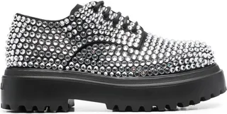 Ranger crystal-embellished Derby shoes