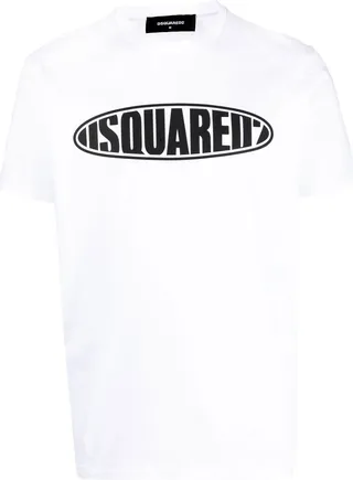 logo-print short-sleeve T-shirt